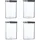 Mepal Vorratsdosen Spar-Set Omnia 2000 ml Nordic Black Vorratsdose Frischhaltedose | ideal für die Aufbewahrung von trockenen Lebensmitteln