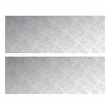 vidaXL Treppe Tritt Rechtwinklig 80 x 30 cm Aluminium