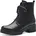 Stiefeletten zum Schnüren mit Blockabsatz mit Reißverschluss Schwarz 40 EU