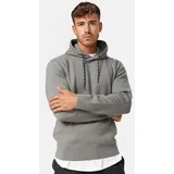 Indicode Hoodie Herren Longview Sweatshirt Kapuze Herrenhoodie grau M (50)