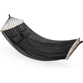 outtec Hängematte Dunkelgrau, Textil, 2-Sitzer, Rechteckig, 200x1x150 cm, Gartenmöbel, Hängematten
