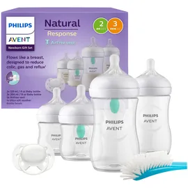 Philips AVENT Natural Response - Flaschen-Set mit AirFree Ventil - SCD657/11