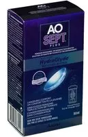 AOSEPT Plus Avec Hydraglyde + 1 Etui à Lentilles Solution De Conservation Et Nettoyage 90 ml