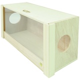 Elmato 10418 Degu Sandbadehaus Sandbad Buddelkiste Buddelbox Nager, 39x18x21cm