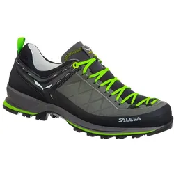 Salewa Mountain Trainer Leather Herren Schuhe smoked/fluo green (0471) 12