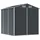vidaXL Gerätehaus 2,15 x 2,15 m Anthrazit