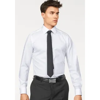 Bruno Banani Langarmhemd Slim Fit Weiß M