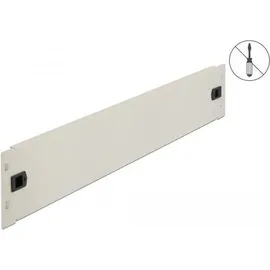 DeLock 66632 19 Zoll Netzwerkschrank-Blindabdeckung 2 HE Grau