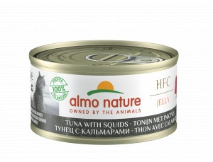 Almo Nature HFC Jelly tonijn met inktvis (70 gram)  12 x 70 g