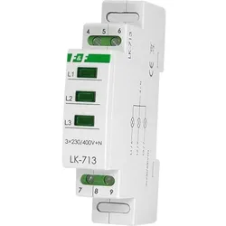 Leuchtmelder 3 Phasen Kontrollleuchte Phasenprüfer LK-713G grün Signalleuchte F&F 6004