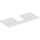 Geberit Waschtisch-Platte One 105x3x47cm, w/lack. ma, Ausschn mittig