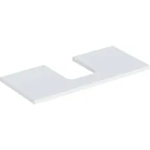Geberit Waschtisch-Platte One 105x3x47cm, w/lack. ma, Ausschn mittig