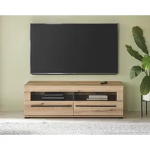 INOSIGN Lowboard INOSIGN "modernes TV-Unterteil, Kommode in Eiche Evoke oder weiß", braun (eiche evoke), B:140cm H:47cm T:42cm, FSC-zertifizierter Holzwerkstoff, Sideboards, Lowboard, schwarze Stangengriffe, ausreichend Stauraum, vielseitig einsetzbar