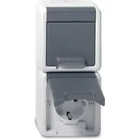 Gira Steckdose 2-fach Grau 1 St.