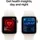 Apple Watch SE 2024 GPS 40 mm Aluminiumgehäuse Polarstern, Sportarmband Polarstern M/L