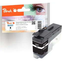 Peach Tintenpatrone schwarz kompatibel zu Brother LC-3237BK