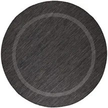 KADIMA DESIGN Teppich, Grau, Textil, Uni, Rund 200x200 cm | ALSTER von