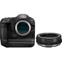 Canon EOS R3 + Bajonettadapter EF-EOS R mit Steuerring