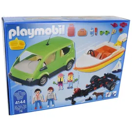Playmobil Familyvan mit Bootsanhänger (4144)