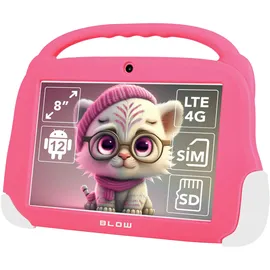 Blow Tablet KidsTAB8 4G BLOW 4/64GB pink + case (4G, 7.99", 64 GB Schwarz