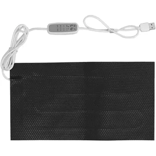 DC5V Heizkissen Heizmatte, 4 Gang USB Power Temperaturregulierendes Heizkissen Wasserdichte Elektrische Stoffheizung(20x25cm)