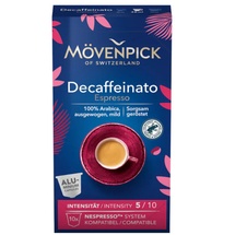 Mövenpick DECAFFEINATO ESPRESSO Kaffeekapseln, 10 Stück