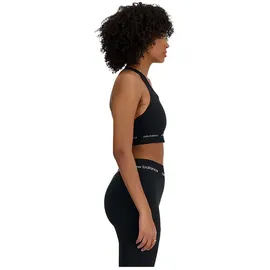 New Balance sleek medium support sports bra schwarz - L