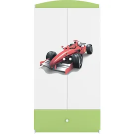 raumhirsch furniture Kinderkleiderschrank 90 x 175 x 52 cm Holzwerkstoff grün
