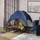 PawHut Hundebett mit Baldachin 122 x 92 x 108 cm dunkelblau