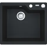 Franke Urban UBG 610-56 rechts Granit schwarz + Excenterbetätigung 540 x 480 mm