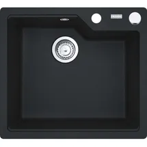 Franke Urban UBG 610-56 rechts Granit schwarz + Excenterbetätigung 540 x 480 mm