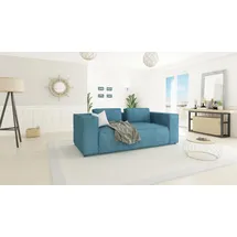 s-style möbel 2-SITZER-SOFA Nova Türkis Cord