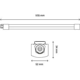 Spectrum LED SpectrumLED Leuchte Limea Mini 36W IP65 120 cm