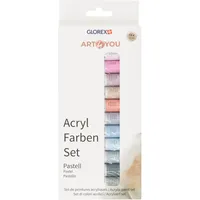 Glorex  Acrylfarben-Set 12 St. 12 ml Pastell