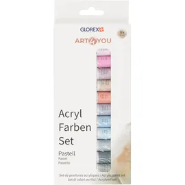 Glorex  Acrylfarben-Set 12 St. 12 ml Pastell
