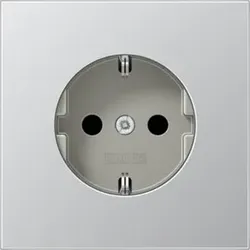 Jung SCHUKO-Steckdose aluminium AL1520