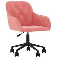 VidaXL Bürostuhl Drehbar Rosa Samt