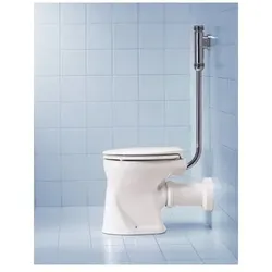 Duravit Design Classics Stand WC 390x300x350mm, Weiß Hochglanz, 6l, Flachspüler, offen, waagerecht, Verdrängung 0106090000