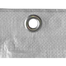 Boni-Shop® Gerüstplane 1,60 x 10 m 150 g/m2 Weiss - Weiß