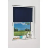 K-HOME Klemmfix-Minirollo, Blau Tageslicht 60 x 150 (B x L)
