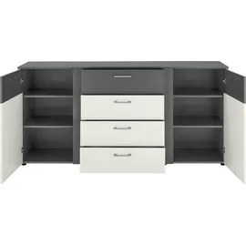 vogl möbelfabrik Tirent 176 x 84 x 40 cm Grau / Weiß