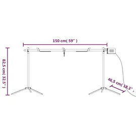 vidaXL Rotisserie-Grill Automatisch silber
