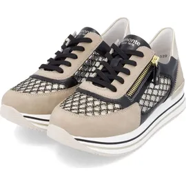 remonte D1329 Damen Weite E Beige/Schwarz 36