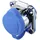 TRU Components TC-12770476 Adapter Silber, Blau
