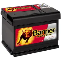 Autobatterie Banner POWER BULL 12V 60Ah P6009 ersetzt P5519 P6205 55Ah 62Ah