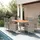 vidaXL Garten-Essgruppe 9-tlg. Grau