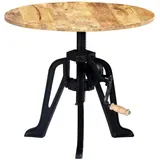 vidaXL Beistelltisch Braun Mangoholz 60 x 46-63 cm