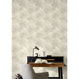 Schöner Wohnen Vliestapete Dschungel 10,05 x 0,53 m 300 g Beige/Braun 600131