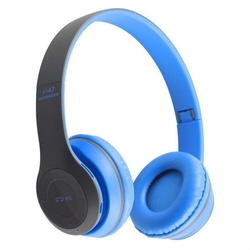 autolock Bluetooth Over-Ear-Kopfhörer Wireless Faltbare Headset Over-Ear-Kopfhörer (Stereo Kopfhörer mit Micro USB Kabel, 3,5mm Köpfhorerkabel) blau