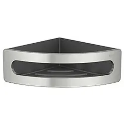 Keuco Elegance Eckschwammkorb 11657, 11657210001 Einsatz anthrazit, Edelstahl-finish